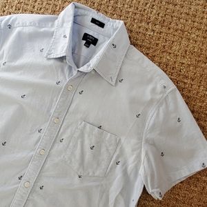 $10 CLEARANCE JCREW mens L short sleeve oxford